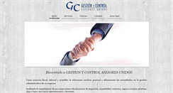 Desktop Screenshot of gestionycontrolasesores.com